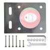 Ampper Battery Switch Mounting Panel, Stainless Steel Mounting Panel Plate