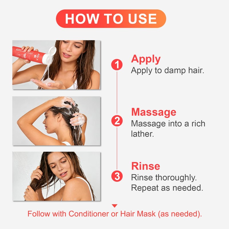 Hydrating Shampoo with Argan Oil for Dry, Damaged Hair, 12