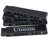 Set of 4 Folding Rulers 1 Metre Portable Plastic Folding
