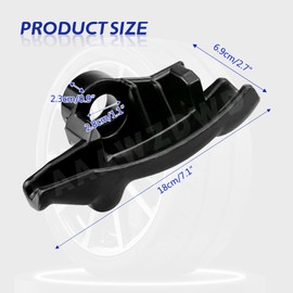 AAAWZDWD Tire Machine Duck Head Replacement Mount Head Nylon Plastic Coats Tire Machine Duck Head Replacement for Coats 8183061 8184432(5 PCS Black)