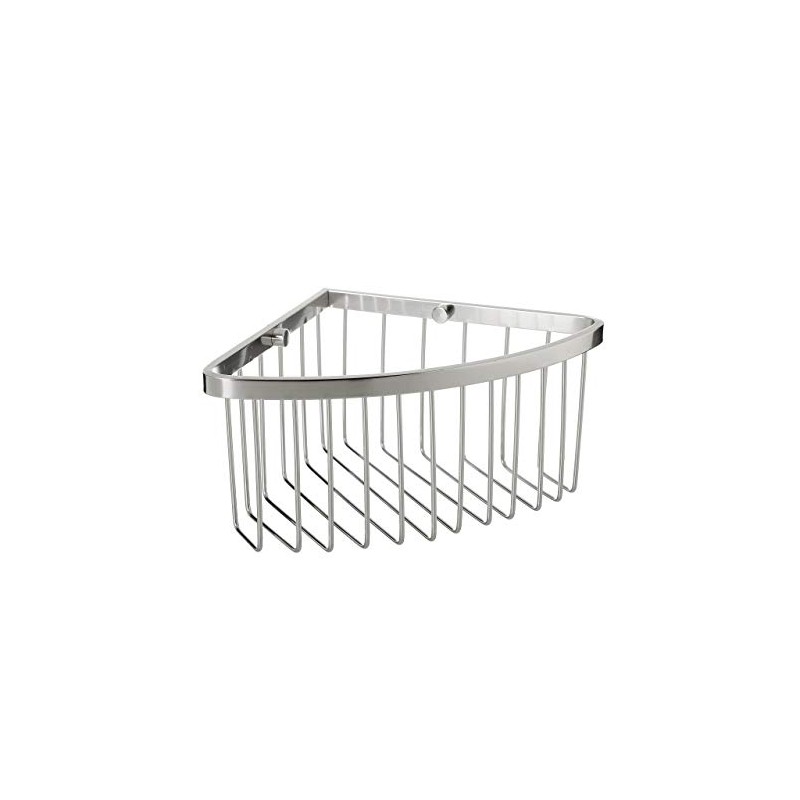 TATAY Corner Storage Basket, Aluminum, Silver, One Size