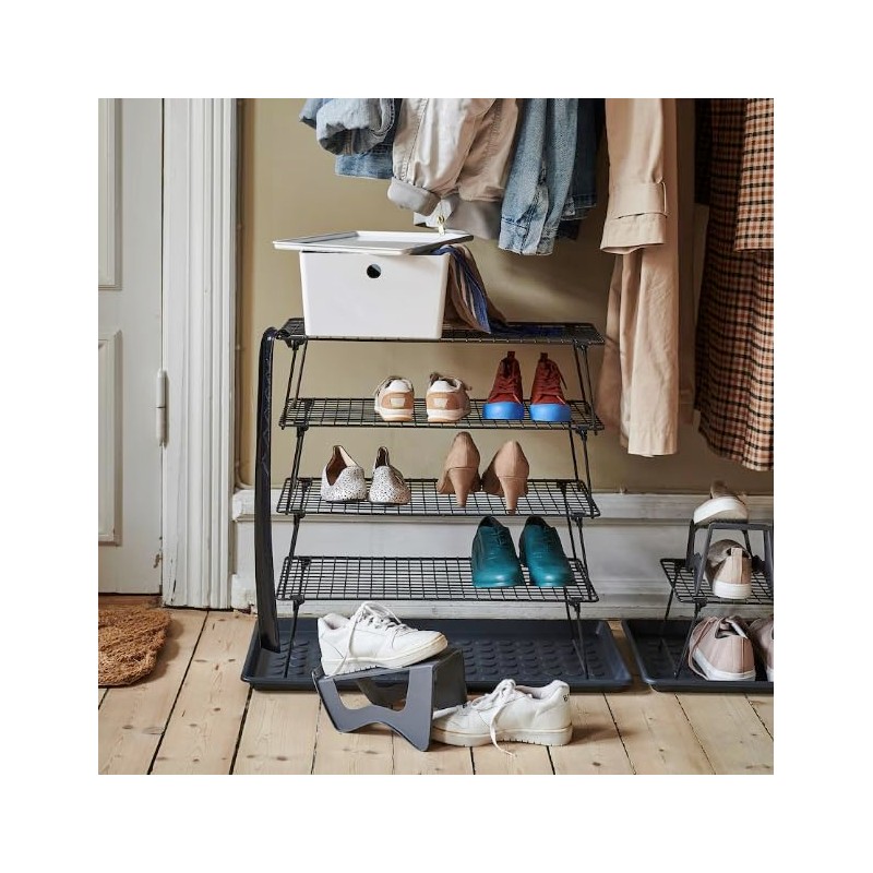 I-K-E-A MURVEL Shoe Organizer Rack Display Holder Stand Plastic Lightweight