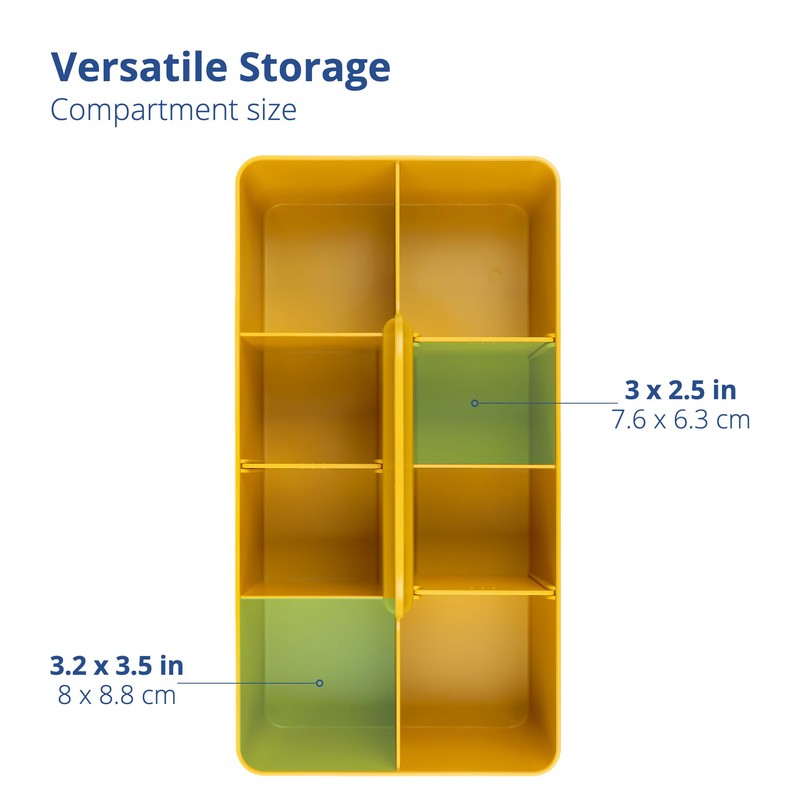 BLUE GINKGO Stackable Organizer Caddy - Portable Storage from Korea