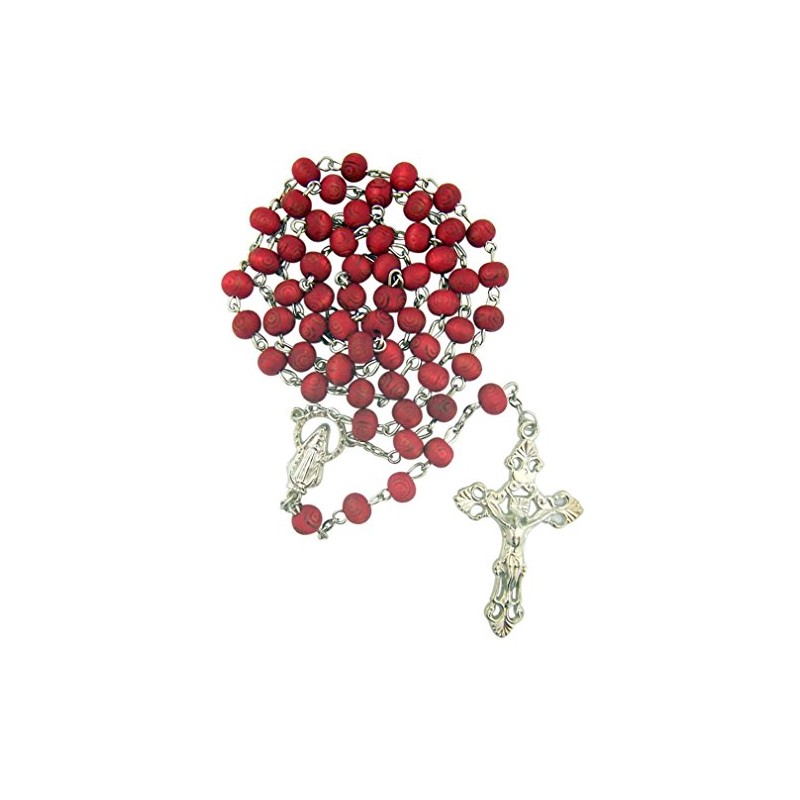 Thasaba Rose Scented Carved Rose Petal Rosary