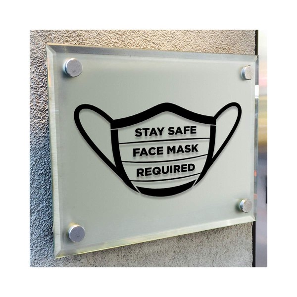 StickerDeen | Stay Safe, Face Mask Required - Business Store