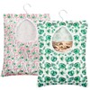BONAVCY Clothes Peg Bag for Washing Line, 2 Pack Fabric