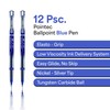 Cello Pointec Ballpoint Gel (0.5mm) Blue Ink Quick-Drying Ink Pens