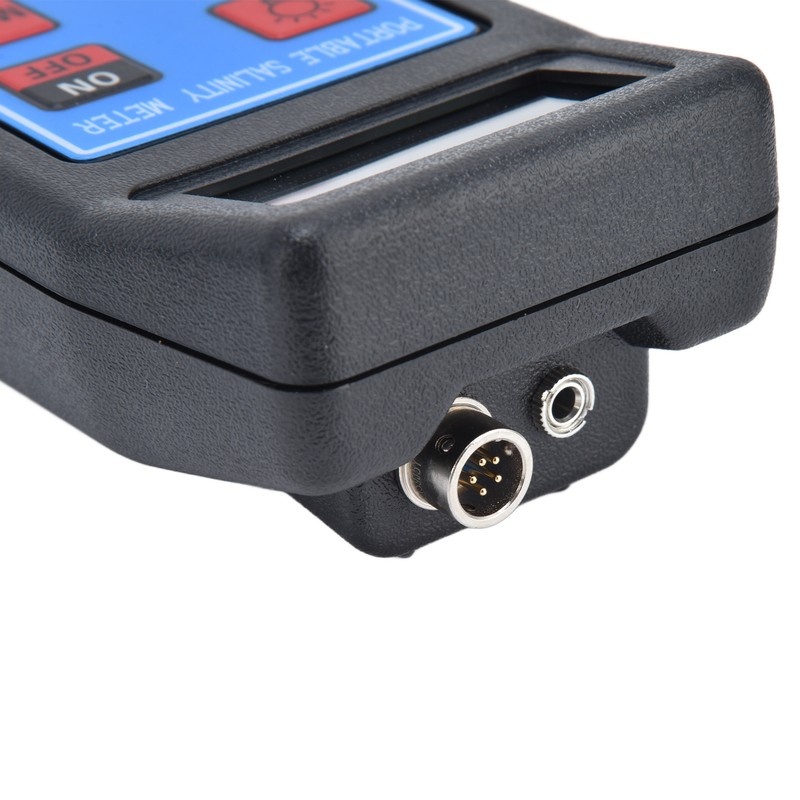 Portable Salinity TEMP Meter Multifunction Water Quality Analyzer for Aquarium