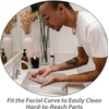 Esponja Facial para Lavar el Rostro, Punta Exfoliante, Poliuretano