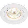 Saxby Cast 50W Modern Decorative Fixed Gloss White Halogen GU10