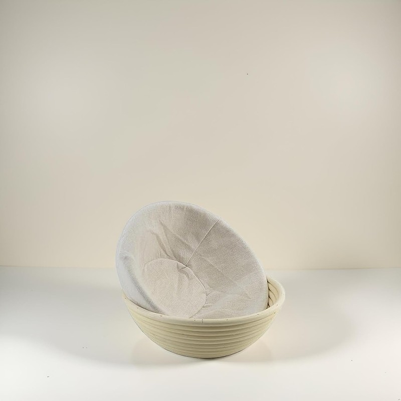 9 Inch Proofing Bread Basket Cloth,Round Cloth Baking Supplies Bread,