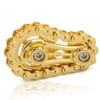 Golden Metal Chain Wheel Cube Chain Gears Linking Bicycle Chain