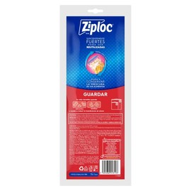Ziploc Bolsas Reutilizables, Guardar Grandes, Pestañas Abre-Fácil, 10 Bolsas