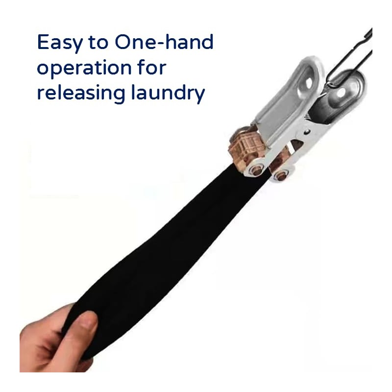 CHERRY GLOBAL Quick Release Round Stainless Steel Laundry Drying Rack
