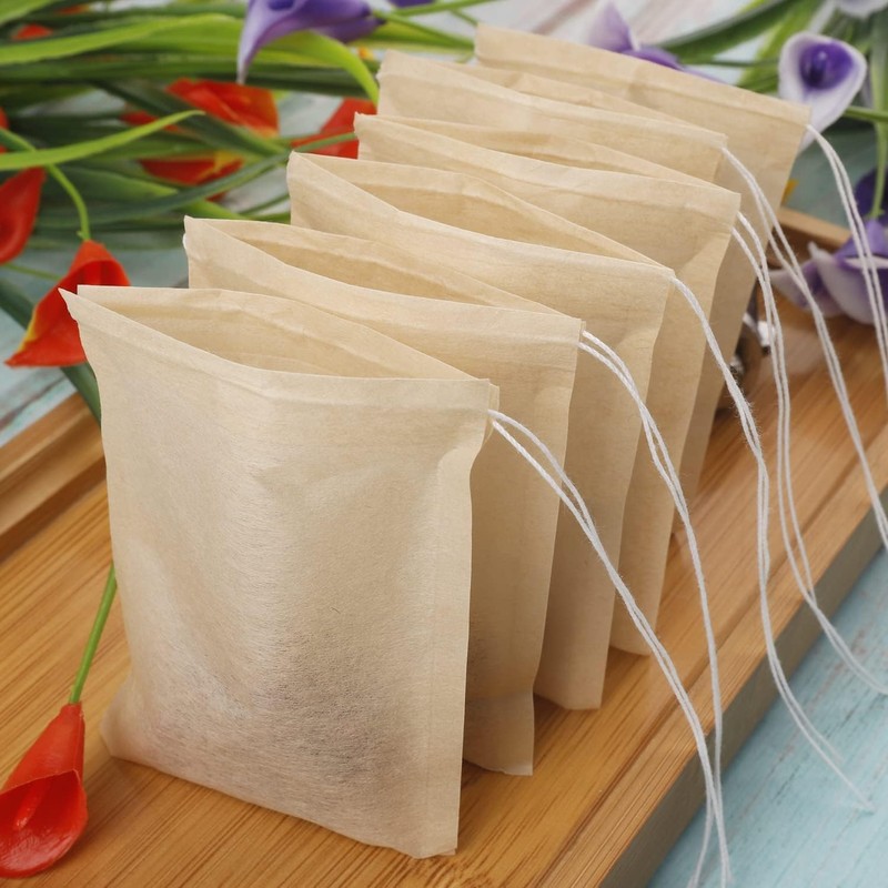100 PcsTea Filter Bags, Tea Bags for Loose Leaf Tea