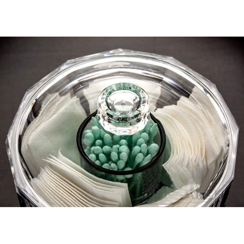 YTBH-08085 Acrylic Candy Bowl with Lid Diameter 14.7 cm x