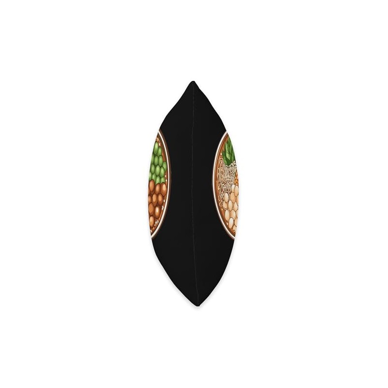 Natto In A Circular Frame Throw Pillow