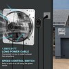 Criditpid 14 Inch Shutter Exhaust Fan with Speed Controller and