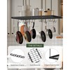 CHOEZON Hanging Pot Rack, Ceiling Mounted Pot Hanger for Kitchen,