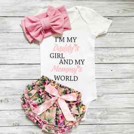 Aoswep Baby Girl Clothes Infant Newborn Girl Outfits Summer Clothes Romper Short