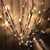3 Pack Warm White Lighted Branches 60 Led Artificial Tree