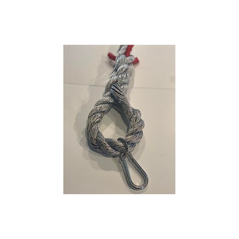 Rope Fit Sled Pull Rope (White, 1.5" x 50')