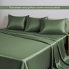 LINENWALAS Double Flat Sheet, 100% Bamboo Bedding Silk Sheet, Cool