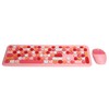 Wireless Keyboard Mouse Set 2.4G Wireless 110 Keys Keyboard Mouse
