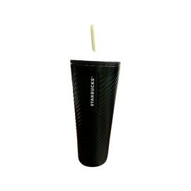 Starbucks Metallic ‘Candy Textured’ Spiral SS Tumbler 2022 Christmas (green)