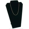 FindingKing 2 Necklace Easel Pad Black Velvet Jewelry Case Display