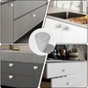 ChenYuehao 9Pcs Non-Slip Metal Cabinet Knobs Single Hole Round Shape