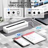 ItriAce Portable Printer, 300DPI Wireless Bluetooth Thermal Printer, Support Multi-Size