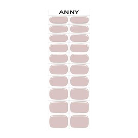 ANNY Gel Nail Strips – UV Nagelfolie zum Aufkleben mit UV Lampe, haltbar & splitterfrei, einfache Anwendung, Farbe: french nude - Zartes Apricot – Nr. 15