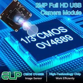 ELP High Speed USB Camera 1080P Lightburn Camera for Computer High fps 60fps 120fps 260fps PC Camera Wide Angle UVC USB2.0 USB Secuirty Camera for Laptop 3D Printer Raspberry Pi