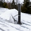 Snow Splitter for Chimneys. Lifetime Protection for 2-5" Wood Stove