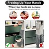 ALKB Kitchen Metal Cabinet Foot Pull with Screws, Hands Free