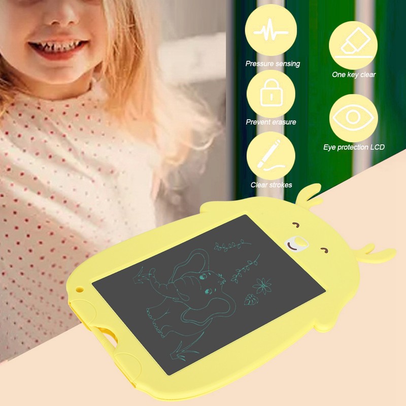 LCD Writing Tablet Children's Cartoon Electronic Writing Board Scrapable Graffiti