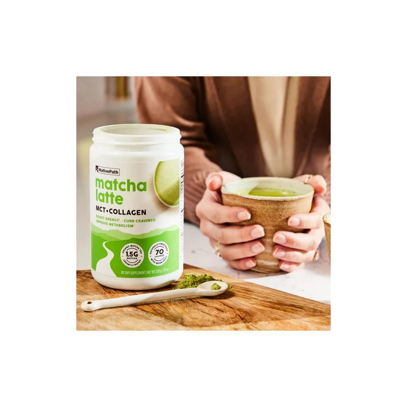 Nativepath Collagen Peptides Polvo Matcha Latte 230 G