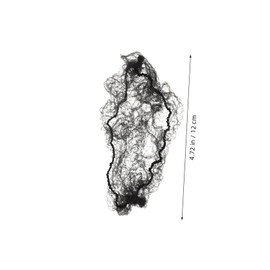 Outanaya 15pcs Miniature Elastic Hair Nets for Dolls Invisible Stretchable Mesh Caps for Bjd Wig Styling and Storage Compact Design for Ballet DIY Doll Hair Accessories