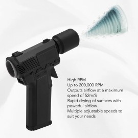 Air Duster 200000RPM Stepless Speed Jet Dry Blower for Keyboard Cleaning k5