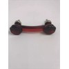 CPK Glass Cabinet Drawer Pull Red Elegance Glass 3” Center