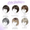 UDU Short Bob Hair Topper for Women Thinning Hair –