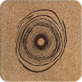 'Black Hole ' Square Cork Trivet/Pot Stand (TR00027226)