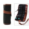 BE-TOOL Canvas Pencil Wrap Case, 72 Slots Portable Pencil Roll