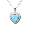 Tropical USA - Collar con Dije Colgante de corazón de