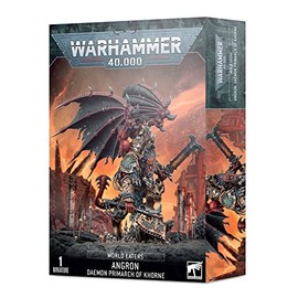 Games Workshop Warhammer 40k - Space Marine Chaos World Eaters Angron, Primark Demon of Khorne