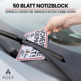 Humorous Ticket for False Parkers | DIN A6 (14.8 x 10.5 cm) 50 Sheets | Notes for Car Windscreen