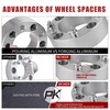 4PCS 2 Inch 4x137mm ATV Wheel Spacers for Can-Am Kawasaki