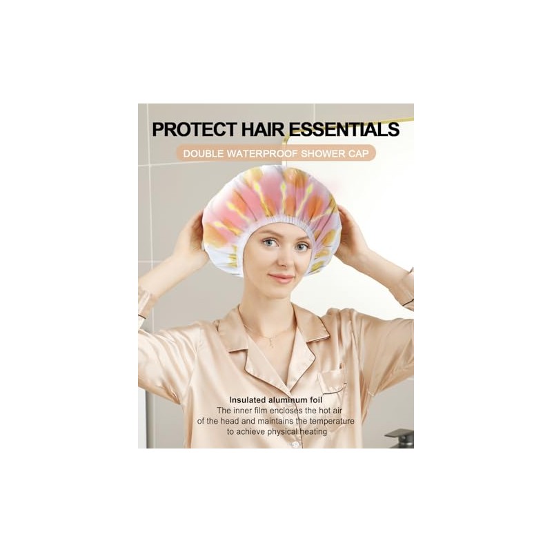 Yizijizi Gorros Térmicos Acondicionamiento Profundo Aluminio Uso Doméstico Peluquerías Teñir