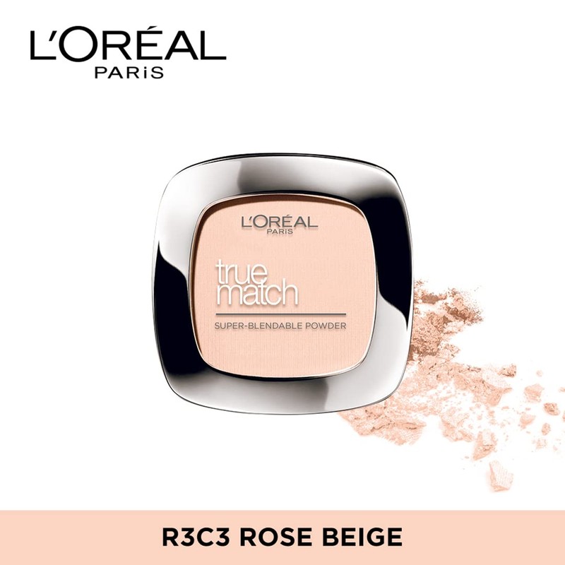 L'Oréal Paris True Match Powder, Rose Beige, 9 g, Number
